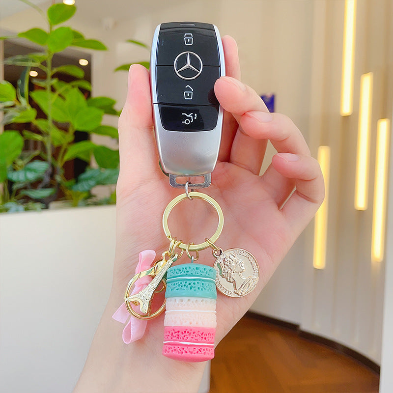 Wholesale Macaron Cute Resin Keychain